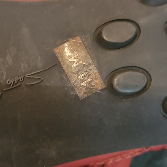 Sesto Meucci  Genuine Woven Leather Red  Loafers Sz, 11 - Picture 6 of 9